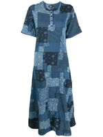 Ralph Lauren RRL robe mi-longue Hattie à imprimé patchwork - Bleu - thumbnail