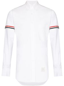 Thom Browne chemise à rayures RWB - Blanc