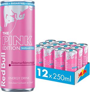 Red Bull Pink Edition Sugarfree Forest Fruits (12 x 250 ml)