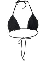 GANNI haut de bikini à bonnets triangles - Noir