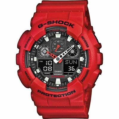 Activiteit armband Casio GA-100B-4AER Zwart