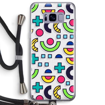 8-bit N°6: Samsung Galaxy S8 Plus Transparant Hoesje met koord