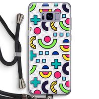 8-bit N°6: Samsung Galaxy S8 Plus Transparant Hoesje met koord