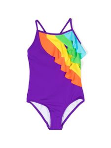 Nessi Byrd Kids maillot de bain à volants - Violet