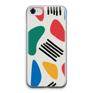 Illustratieve pop 1: iPhone 8 Transparant Hoesje