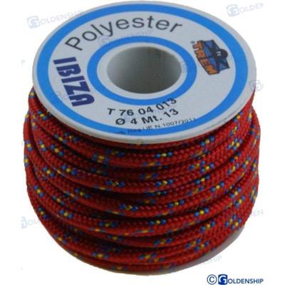 Cabos elásticos y multiusos GS60158 - CARRETE ""IBIZA"" 3 MM ROJO