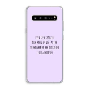 Tequila: Samsung Galaxy S10 5G Transparant Hoesje
