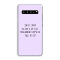 Tequila: Samsung Galaxy S10 5G Transparant Hoesje