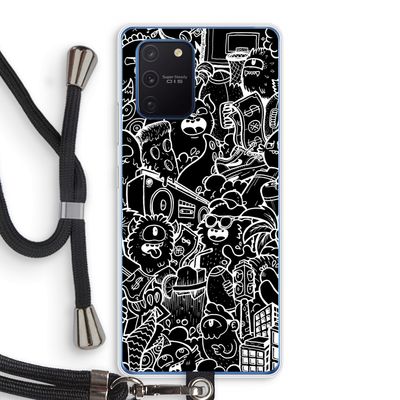 Vexx Black City : Samsung Galaxy Note 10 Lite Transparant Hoesje met koord