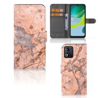 Motorola Moto E13 4G | Bookcase | Marmer Oranje