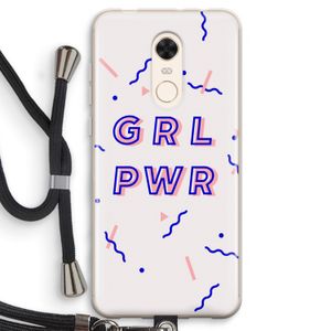 GRL PWR: Xiaomi Redmi 5 Transparant Hoesje met koord