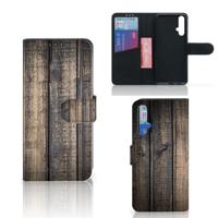Honor 20 Book Style Case Steigerhout Honor 20 Book Style Case Steigerhout