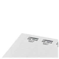 Phoenix Contact 0808231 ESL 24X 4 Kabelmarkering Montagemethode: Schuiven Markeringsvlak: 24 x 4 mm Wit Aantal markeringen: 4880 10 stuk(s)