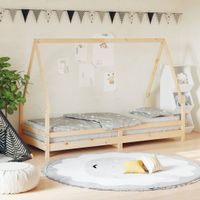 Kinderbedframe 90x200 cm massief grenenhout - thumbnail