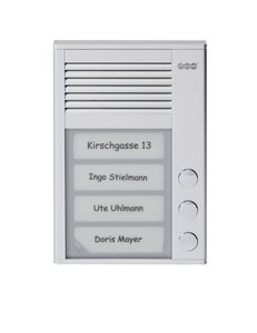 TFS-Dialog 203  - Ring module for door station silver TFS-Dialog 203