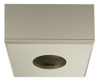 LED afdekring vernikkeld mat vierkant voor LED opbouwspot 2090 of 3090