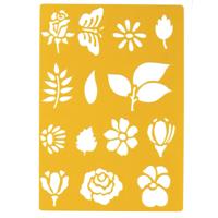 Delta • stencil mania 14 flowers