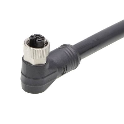 Molex 1205000239 Sensor/actuator connector, geassembleerd M12 Aantal polen (sensoren): 4 Bus, haaks 10 m 1 stuk(s) Bag