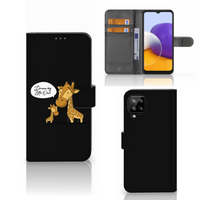 Samsung Galaxy A22 4G | M22 Leuk Hoesje Giraffe - thumbnail