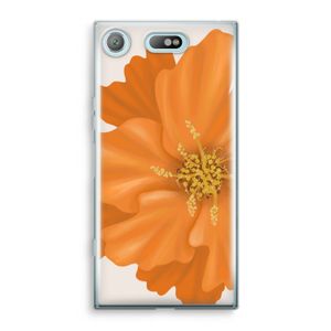 Orange Ellila flower: Sony Xperia XZ1 Compact Transparant Hoesje