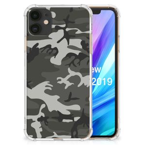 Apple iPhone 11 Doorzichtige Silicone Hoesje Army Light