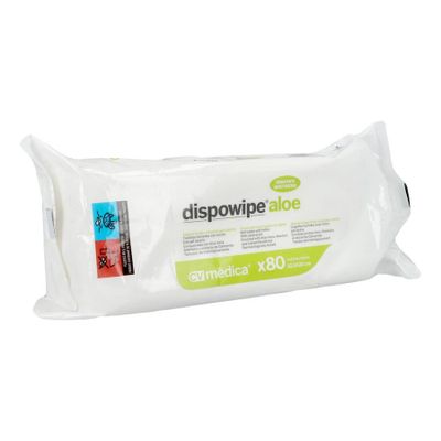 Dispowipe Aloe Vera Doekjes Vocht. Hand/huid 80