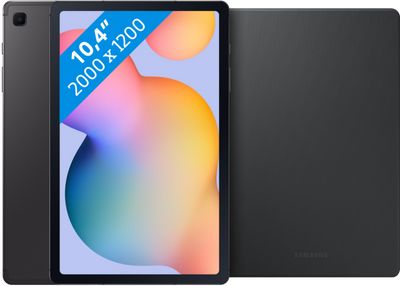 Samsung Galaxy Tab S6 Lite (2022) 64 GB Wifi Grijs + Samsung Book Case Grijs Samsung Galaxy Tab S6 Lite (2022) 64 GB Wifi Grijs + Samsung Book Case Grijs