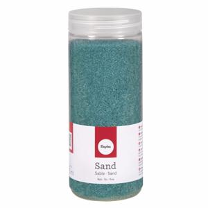 Hobby Fijn decoratie zand korrels - turquoise - 475 ml - zandkorrels - knutselmateriaal