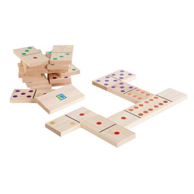 BS Toys mega houten domino spel, 28dlg,.