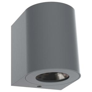 Buitenlamp met ingebouwde LED Nordlux &apos;Canto 2&apos; 2x6W warm wit grijs buitenverlichting
