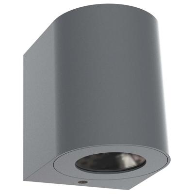 Buitenlamp met ingebouwde LED Nordlux &apos;Canto 2&apos; 2x6W warm wit grijs buitenverlichting