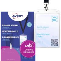 Avery-Zweckform 4834 Naamplaatje (b x h) 105 mm x 148 mm 10 stuk(s)