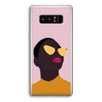 Yellow glasses: Samsung Galaxy Note 8 Transparant Hoesje
