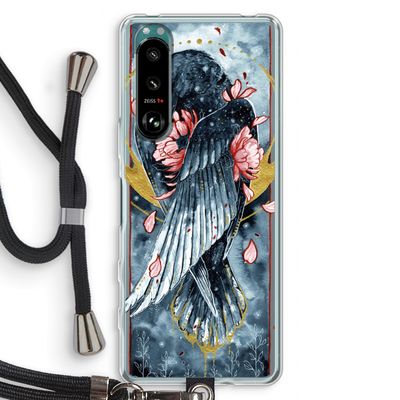 Golden Raven: Sony Xperia 5 III Transparant Hoesje met koord