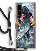 Golden Raven: Sony Xperia 5 III Transparant Hoesje met koord