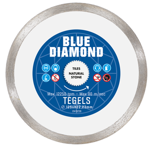 Carat CSMS1103BD Blue Diamond Diamantzaagblad voor droogzagen - 110x22,23mm - Tegels/Natuursteen - CSMS1103BD