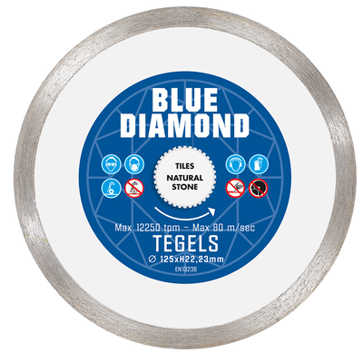 Carat CSMS1103BD Blue Diamond Diamantzaagblad voor droogzagen - 110x22,23mm - Tegels/Natuursteen - CSMS1103BD