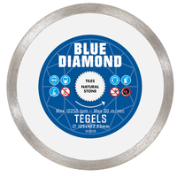 Carat CSMS1103BD Blue Diamond Diamantzaagblad voor droogzagen - 110x22,23mm - Tegels/Natuursteen - CSMS1103BD - thumbnail