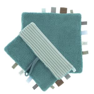 Snoozebaby knuffeldoekje Sweet Dreaming Smokey Green Maat