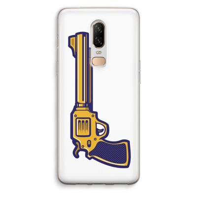 Pew Pew Pew: OnePlus 6 Transparant Hoesje