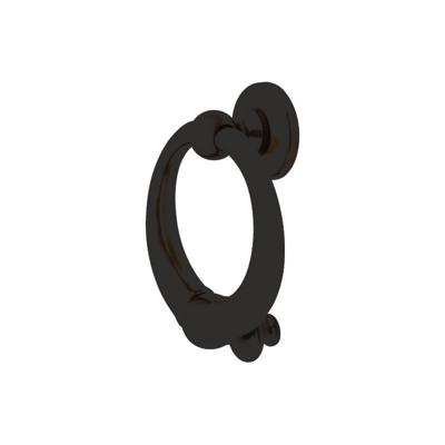 Hardbrass Deurklopper Giove 160mm - zwart