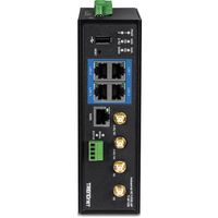 Trendnet TI-W100 draadloze router Gigabit Ethernet Dual-band (2.4 GHz / 5 GHz) Zwart - thumbnail