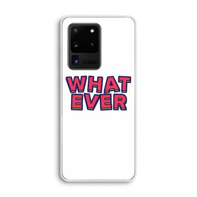 Whatever: Samsung Galaxy S20 Ultra Transparant Hoesje
