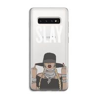 Slay All Day: Samsung Galaxy S10 4G Transparant Hoesje