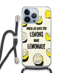 Lemonade: iPhone 13 Pro Transparant Hoesje met koord