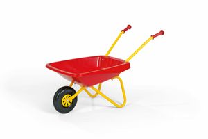 Rolly Toys Kunststof Kinderkruiwagen met Metalen frame Rood