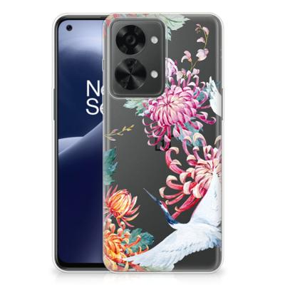 OnePlus Nord 2T | TPU Hoesje | Bird Flowers