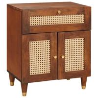 Nachtkastjes Bruin 50 x 33 x 60 cm Bamboe en massief mango hout