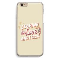 Pizza is the answer: iPhone 6 / 6S Transparant Hoesje - thumbnail