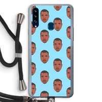 Kanye Call Me?: Samsung Galaxy A20s Transparant Hoesje met koord